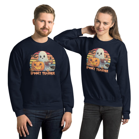 Spooky Teacher, Teacher Halloween, Halloween Teacher Sweatshirt Unisex Sweatshirt